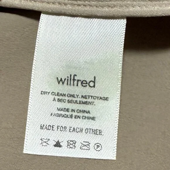 Aritzia Wilfred Cherrelle Taupe/Tan Blazer - Picture 8 of 9